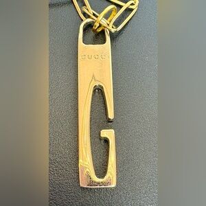 GUCCI G Vintage Pendant 1.25 inches Long